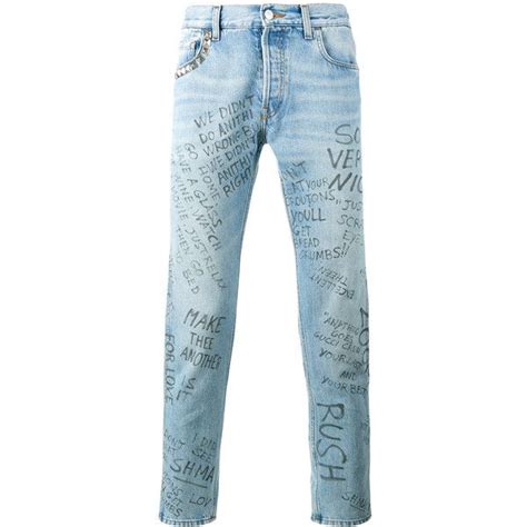 gucci print jeans|gucci jeans men's.